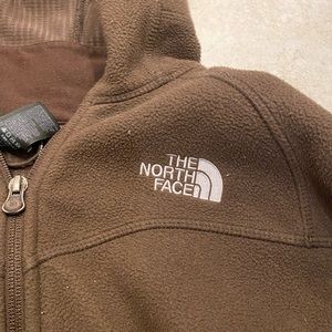 Large brown North Face Zip up